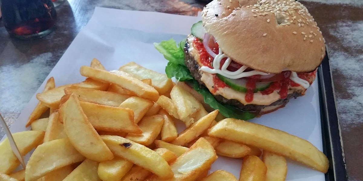 Burger at Triple B Burger at Triple B