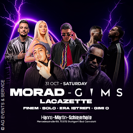 MORAD, GIMS, LACAZETTE, SOLO, ERA ISTREF, FINEM, GIMI-O - History in Stuttgart, © see on the left MORAD, GIMS, LACAZETTE, SOLO, ERA ISTREF, FINEM, GIMI-O - History in Stuttgart, © see on the left