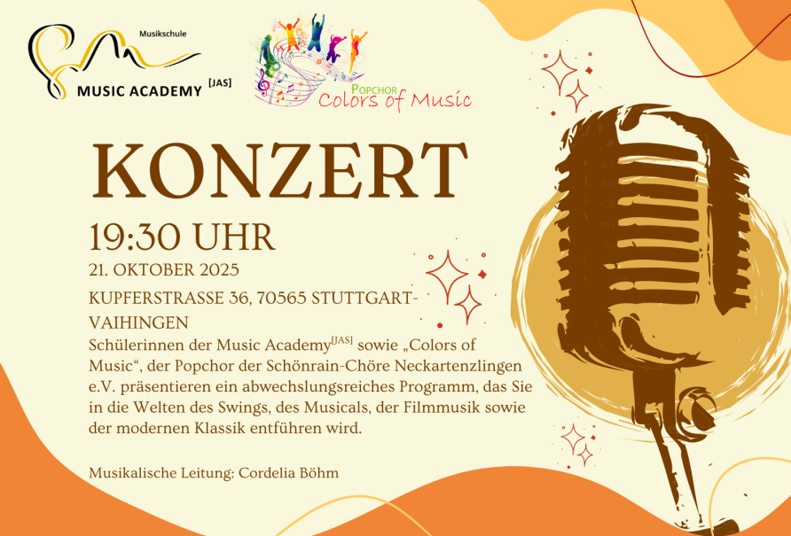 Konzert der JAS Music Academy, © Junge Akademie Stuttgart GmbH