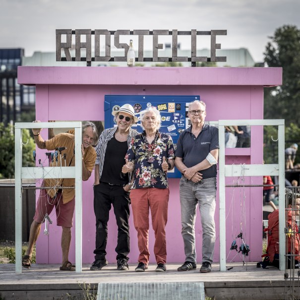 Mani Neumeier mit seiner legendären Band Guru Guru, © Schindelbeck