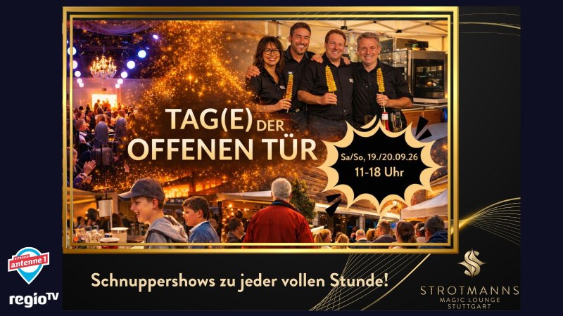 Tag(e) der offenen Tür in STROTMANNS Magic Lounge, © STROTMANNS Magic Lounge Tag(e) der offenen Tür in STROTMANNS Magic Lounge, © STROTMANNS Magic Lounge