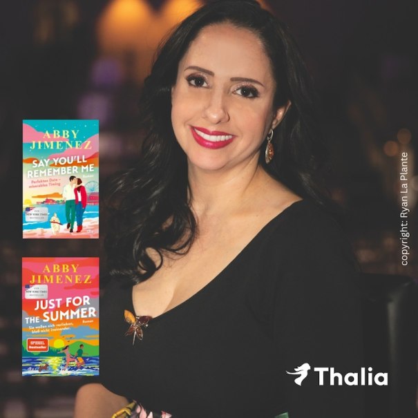 Lesung mit Abby Jimenez - "Just for the Summer", © Thalia Deutschland GmbH & Co. KG