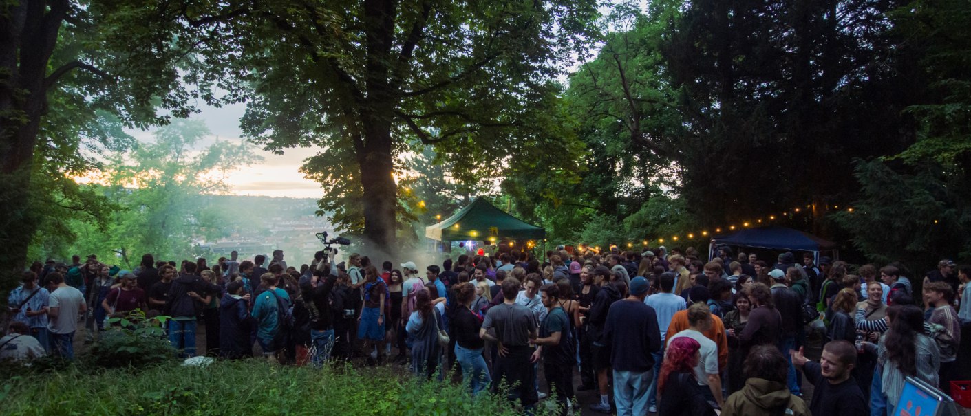 Draufsicht Festival Ausblick Karlsh&ouml;he, &copy; Team Tomorrow &ndash; Ruben Arvid