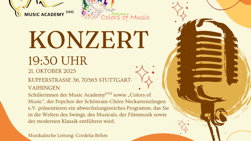 Konzert der JAS Music Academy, © Junge Akademie Stuttgart GmbH