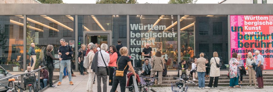 Er&ouml;ffnung der Ausstellung der K&uuml;nstler:innenmitglieder "Unber&uuml;hrt Ber&uuml;hrt"., &copy; Florian Model