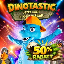 Dinotastic Live! Die Reise zum Feuervulkan, © links im Bild Dinotastic Live! Die Reise zum Feuervulkan, © links im Bild
