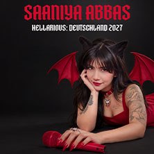 Saaniya Abbas - THE HELLARIOUS TOUR, © links im Bild Saaniya Abbas - THE HELLARIOUS TOUR, © links im Bild