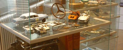 Vitrine im Ortsmuseum Untertürkheim/Rotenberg, © Enslin