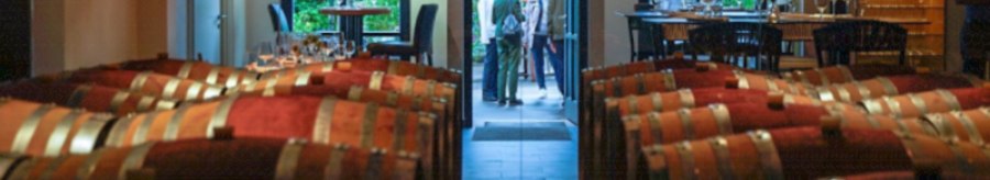 Barrique barrels in the vinotheque, &copy; Weingut W&ouml;hrwag