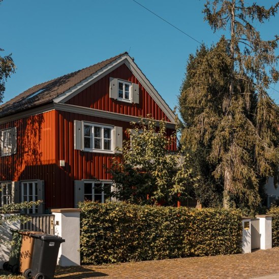 Kochenhofsiedlung rotes Haus, © Stuttgart-Marketing GmbH, Sarah Schmid