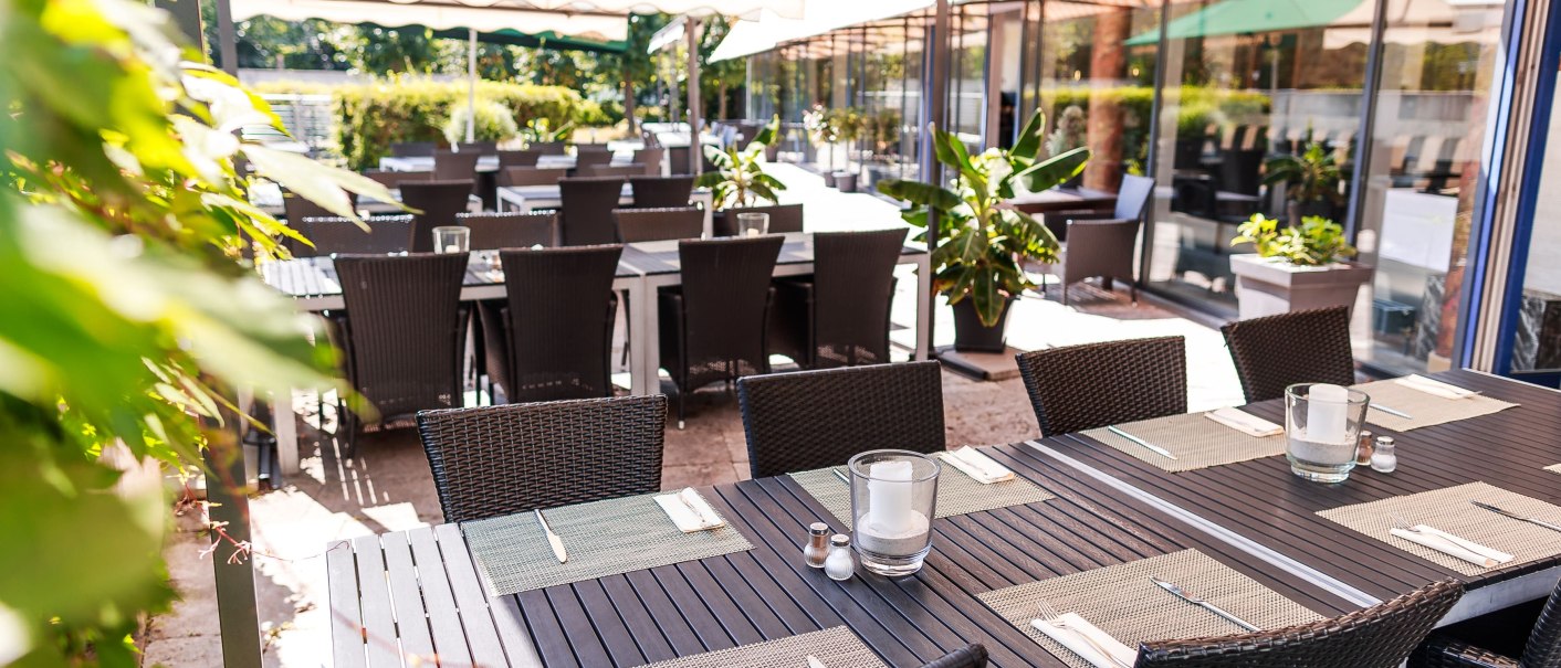 Terrasse, © Plaza Residence Stuttgart-Ditzingen