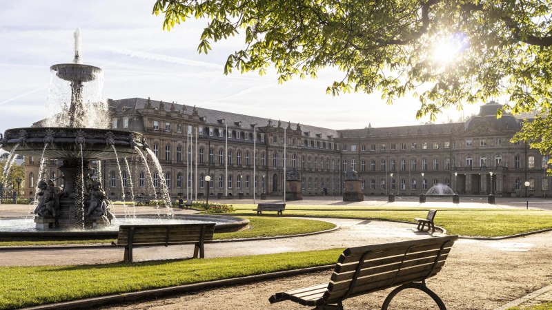 Schlossplatz in the City Center of Stuttgart, &copy; Stuttgart-Marketing GmbH, Sarah Schmid