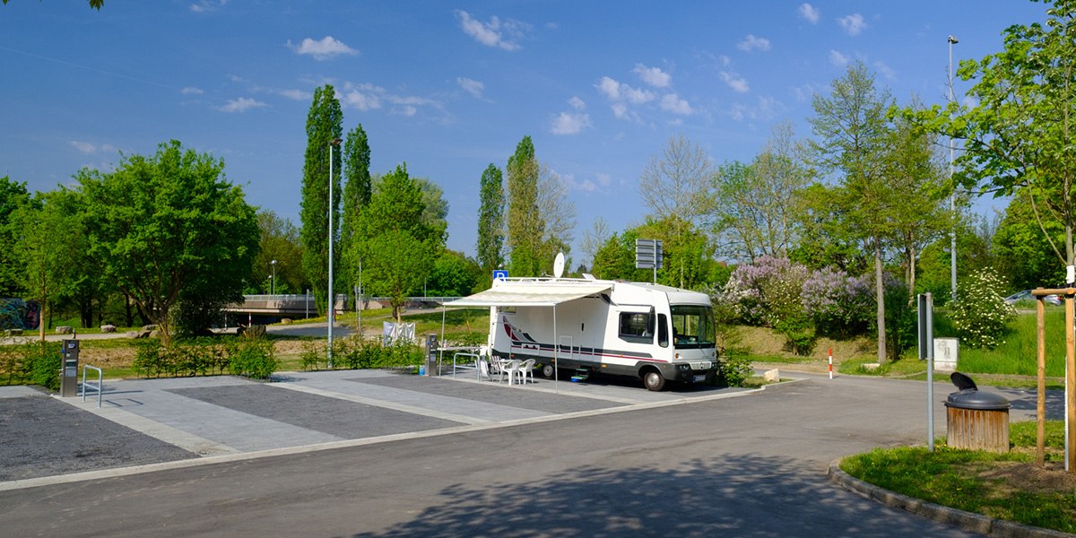 Wohnmobilstellplatz Waiblingen, Ankerplatz in der Talaue, &copy; WTM GmbH Waiblingen
