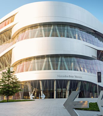 Mercedes-Benz Museum, Stuttgart, &copy; Mercedes-Benz AG, Urheber: Oliver Roggenbuck