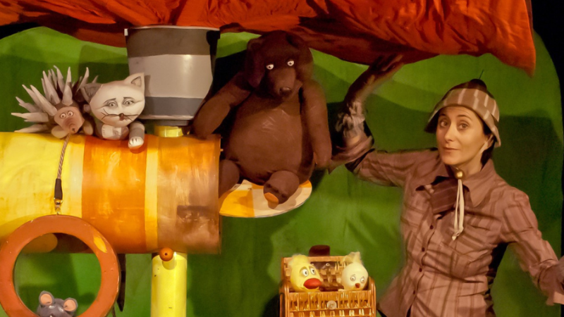 Pieps, quak, miau &ndash; tierischer Spa&szlig; auf der B&uuml;hne!, &copy; Figurentheater Weidringer