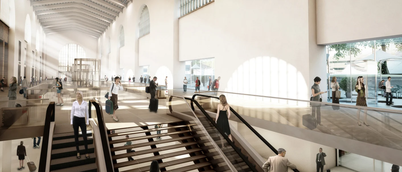 S21 Bonatz Lobby, © Aldinger und Wolf S21 Bonatz Lobby, © Aldinger und Wolf