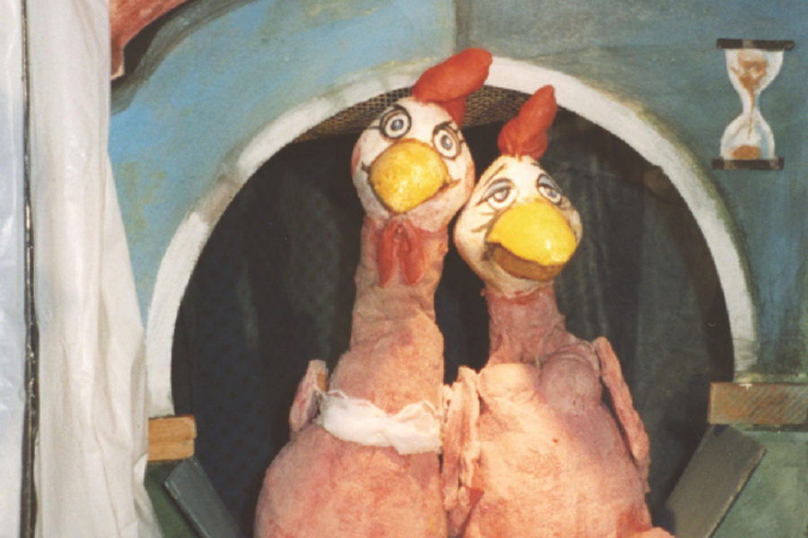 Hühner bei Pettersson und Findus, © marotte-Theater