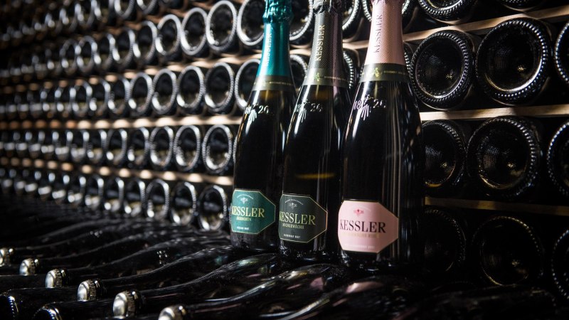 KESSLER SPARKLING WINE CELLAR, &copy; Sarah Dulay