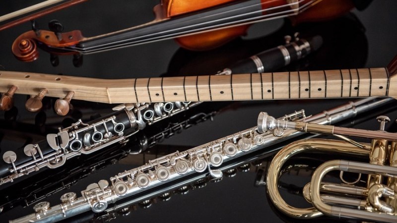 Hier können sich Kinder über die Wahl eines Instrumentes beraten lassen., © Jens Volle Hier können sich Kinder über die Wahl eines Instrumentes beraten lassen., © Jens Volle