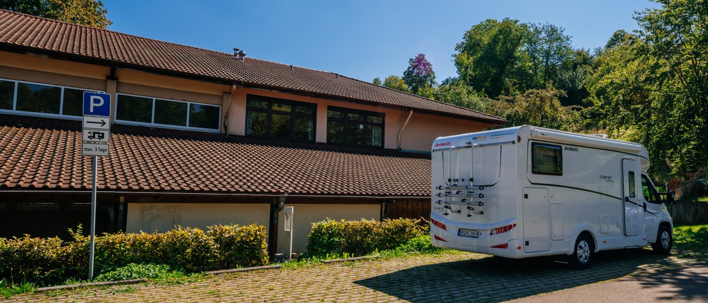 Caravan site at the Murrhardt festival hall, © Stuttgart-Marketing GmbH, Thomas Niedermüller