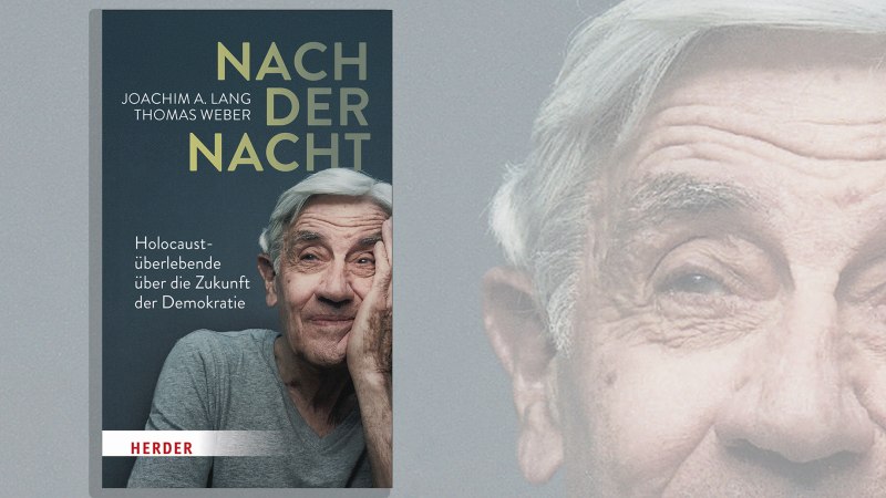 Buchcover von 'Nach der Nacht' mit einem Porträt eines älteren Mannes. Der Titel und die Autoren sind oben links platziert., © Herder Verlag Buchcover von 'Nach der Nacht' mit einem Porträt eines älteren Mannes. Der Titel und die Autoren sind oben links platziert., © Herder Verlag