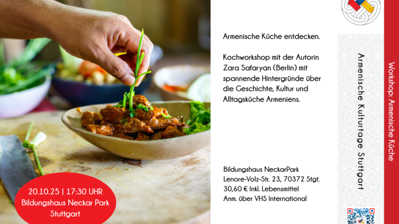 Annonce: Armenische Küche, © AGBW
