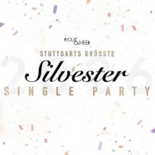 Einladungsbild zur größten Silvester Single Party in Stuttgart, dekoriert mit buntem Konfetti und stilvollem Schriftzug., © links im Bild Einladungsbild zur größten Silvester Single Party in Stuttgart, dekoriert mit buntem Konfetti und stilvollem Schriftzug., © links im Bild