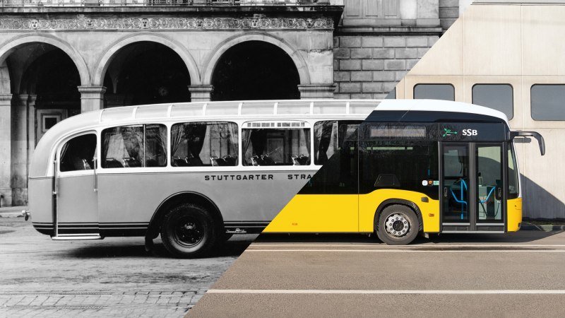 100 Jahre Bus Keyvisual, © SSB 100 Jahre Bus Keyvisual, © SSB