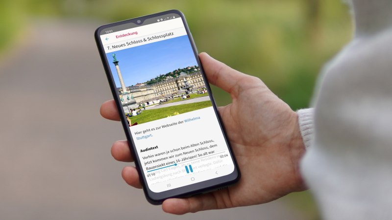 Stuttgart City Walk with the "Lauschtour" App, &copy; LAUSCHTOUR &ndash; Audioguides &amp; Apps