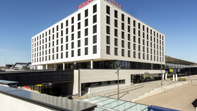 Exterior view, © Mövenpick Hotel Stuttgart Messe & Congress Exterior view, © Mövenpick Hotel Stuttgart Messe & Congress