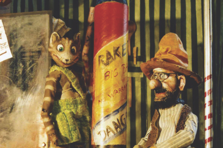 Pettersson und Findus schmieden einen Plan, © marotte-Theater