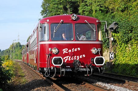 Schienenbus Roter Flitzer, &copy; Gerhard Huck