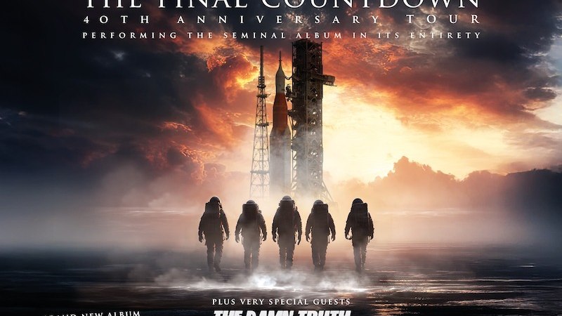 Konzertposter für die Band Europe mit der Ankündigung ihrer "The Final Countdown 40th Anniversary Tour" am 16. Oktober 2026 in Stuttgart., © Music Circus Concertbüro GmbH & Co. KG Konzertposter für die Band Europe mit der Ankündigung ihrer "The Final Countdown 40th Anniversary Tour" am 16. Oktober 2026 in Stuttgart., © Music Circus Concertbüro GmbH & Co. KG