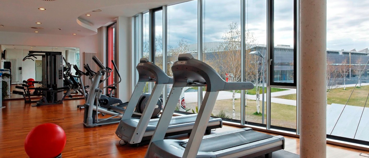 Fitnessbereich Hilton Garden Inn, © Hilton Garden Inn Stuttgart Neckarpark Fitnessbereich Hilton Garden Inn, © Hilton Garden Inn Stuttgart Neckarpark