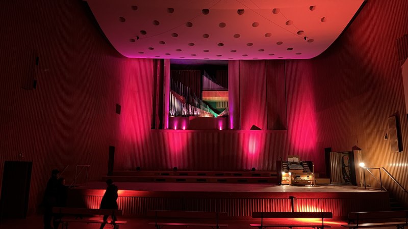 Die Walcker Orgel erstrahlt zur Hörprobe, © Planungsstab Villa Berg Die Walcker Orgel erstrahlt zur Hörprobe, © Planungsstab Villa Berg