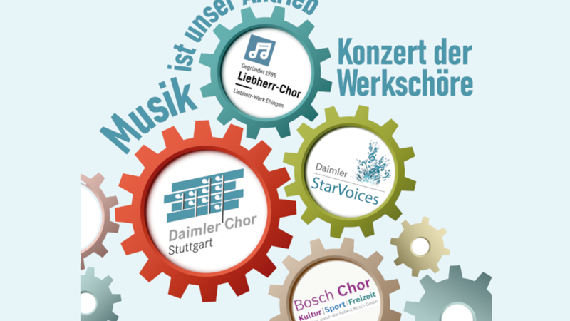 Konzert der Werkschöre – Musik ist unser Antrieb., © Daimler Chor Stuttgart Konzert der Werkschöre – Musik ist unser Antrieb., © Daimler Chor Stuttgart