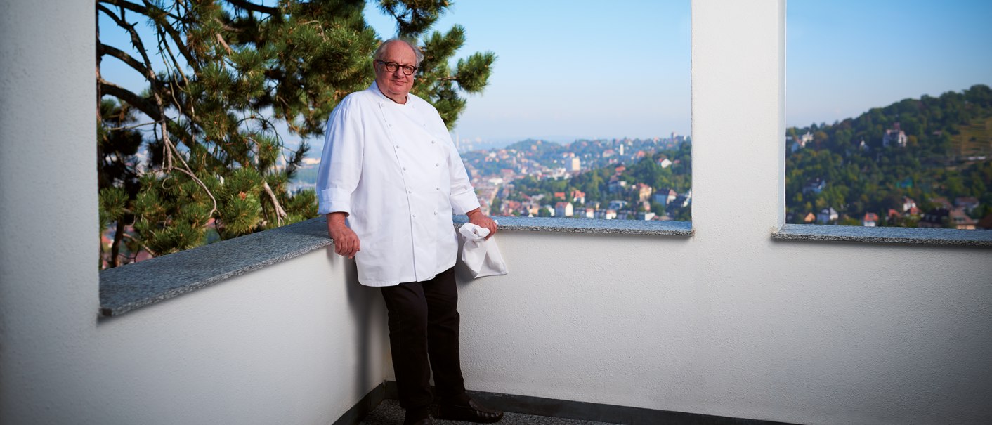 Sternekoch Vincent Klink in seinem Restaurant Wielandshöhe, © SMG, Jean-Claude Winkler