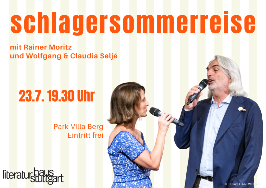 Claudia & Wolfgang Selj&eacute; and Reiner Moritz sing and comment on texts, &copy; Literaturhaus