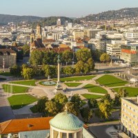 Schlossplatz bird view, &copy; SMG, Sarah Schmid