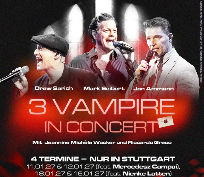 3 Vampires in Concert Key Visual, © Stage Entertainment 3 Vampires in Concert Key Visual, © Stage Entertainment
