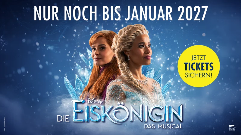 Die Eiskönigin Bye Bye Keyvisual, © Stage Entertainment Die Eiskönigin Bye Bye Keyvisual, © Stage Entertainment