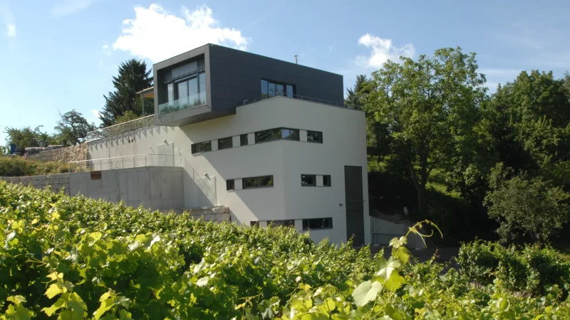 Gravitationskelter, © Weingut Kusterer Gravitationskelter, © Weingut Kusterer