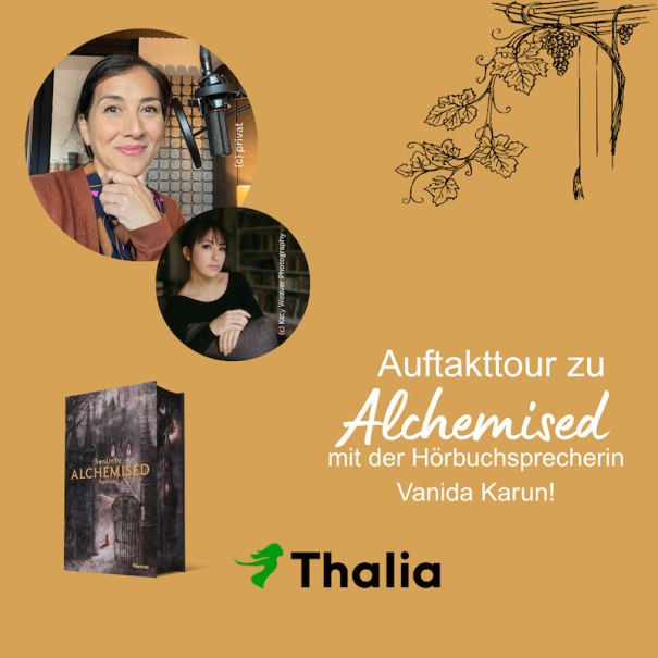 Hörbuchsprecherin Vanida Karun liest das gefeierte Fantasy-Phänomen "Alchemised", © Thalia Deutschland GmbH & Co. KG