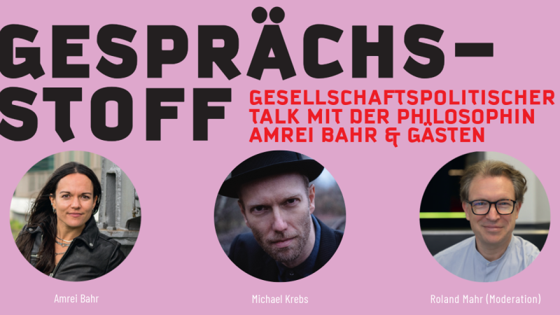 Amrei Bahr, Michael Krebs, Roland Mahr, © Amrei Bahr: privat Michael Krebs: Sven Hagolani Roland Mahr: Sabine Haymann Amrei Bahr, Michael Krebs, Roland Mahr, © Amrei Bahr: privat Michael Krebs: Sven Hagolani Roland Mahr: Sabine Haymann