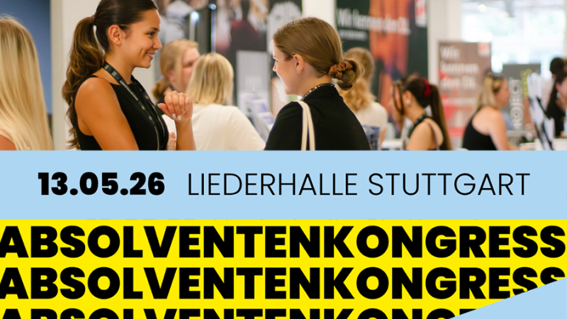 Absolventenkongress 2026 in der Liederhalle, &copy; Absolventenkongress