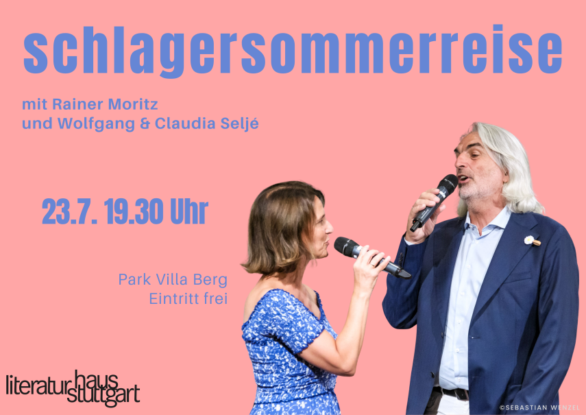 Claudia & Wolfgang Selj&eacute; and Reiner Moritz sing and comment on texts, &copy; Literaturhaus