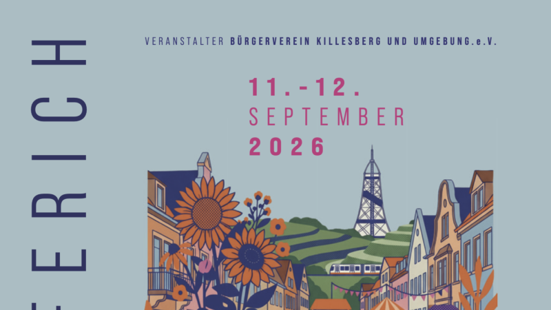 Das Helfferich 2026 Plakat, © Bürgerverein Killesberg und Umgebung e.V. Das Helfferich 2026 Plakat, © Bürgerverein Killesberg und Umgebung e.V.