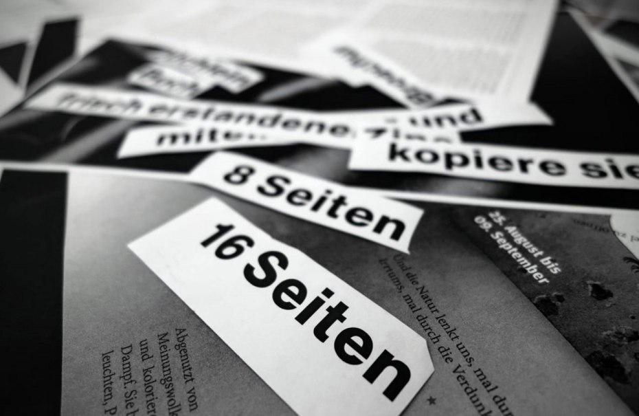 Wortcollage, © Literaturhaus