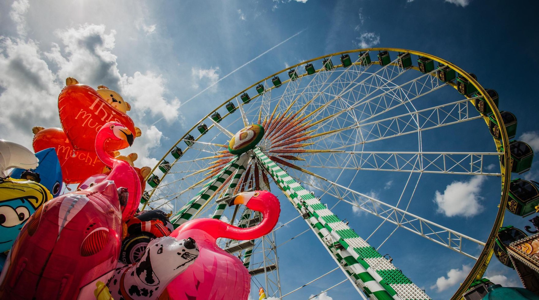 Frühlingsfest Wasen Stuttgart Riesenrad Balloons, © in.Stuttgart, Sascha Feuster Frühlingsfest Wasen Stuttgart Riesenrad Balloons, © in.Stuttgart, Sascha Feuster