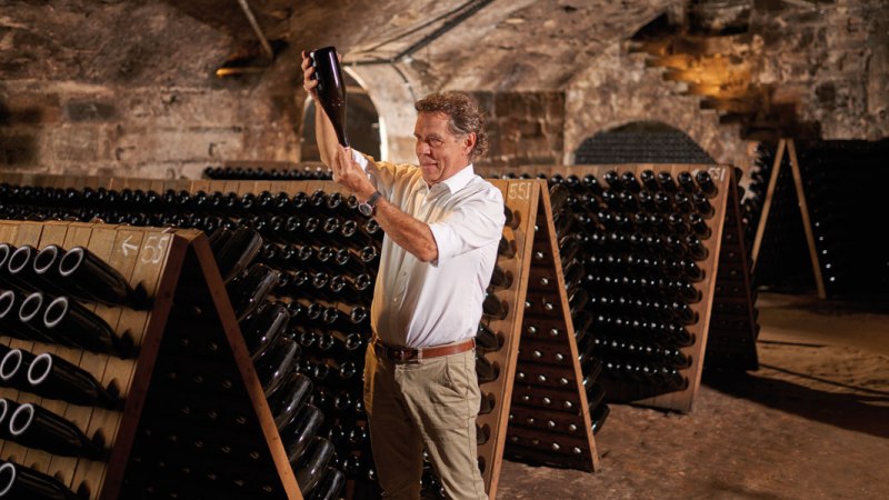 Genussbotschafter Achim Silberhorn im Kessler-Sektkeller